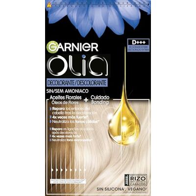 Garnier Olia Decolorante Permanente Sin Amoniaco Con Aceites Florales Naturales Decolorante Extremo D+++ Garnier Olia Decolorante Permanente Sin Amoniaco Con Aceites Florales Naturales Decolorante Extremo D+++