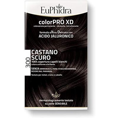 Euphidra ColorPro XD, 300 Dunkelbraun, Farbgel 50 ml, Basis mit Säure 50, Balsam 20 Gesamt: 120 g Euphidra ColorPro XD, 300 Dunkelbraun, Farbgel 50 ml, Basis mit Säure 50, Balsam 20 Gesamt: 120 g