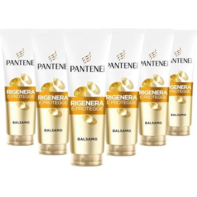 Pantene Pro-V Regeneriert und schützt Conditioner, 6 x 230 ml für schwaches, trockenes und beschädigtes Haar, leicht, nicht fettend, mit Pro-Vitamin B5 und Nährstoffmischung, Active Nutri-Plex Pantene Pro-V Regeneriert und schützt Conditioner, 6 x 230 ml für schwaches, trockenes und beschädigtes Haar, leicht, nicht fettend, mit Pro-Vitamin B5 und Nährstoffmischung, Active Nutri-Plex