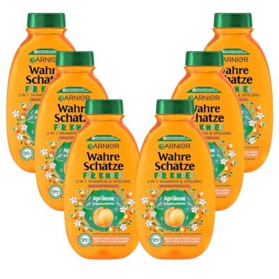 Garnier Wahre Schätze für Kinder mildes 2in1 Shampoo Aprikose und Baumwollblüte, hochverträglich, 300ml Garnier Wahre Schätze für Kinder mildes 2in1 Shampoo Aprikose und Baumwollblüte, hochverträglich, 300ml