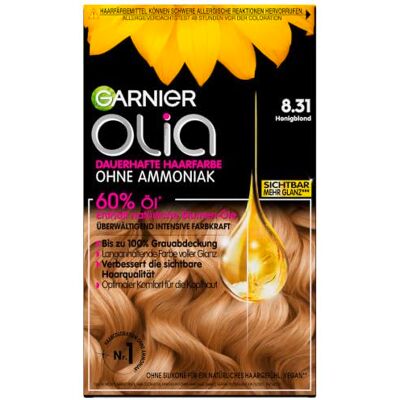 GARNIER Honningblond Olia Permanente Haarfarbe - Haarfarbe GARNIER Honningblond Olia Permanente Haarfarbe - Haarfarbe