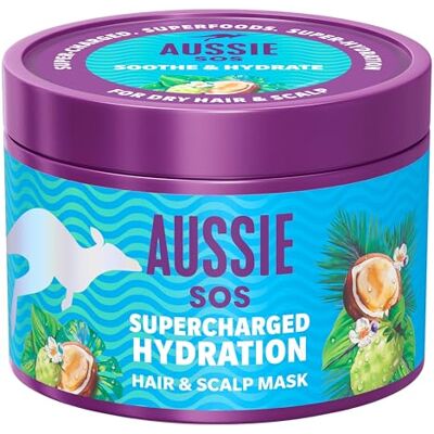 Aussie SOS Supercharged Hydration Haar & Kopfhautmaske 500ml Aussie SOS Supercharged Hydration Haar & Kopfhautmaske 500ml