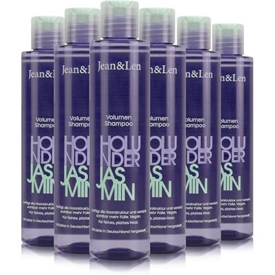Jean & Len Volumen Shampoo Holunder & Jasmin Set, vegan, 6 x 300 ml Jean & Len Volumen Shampoo Holunder & Jasmin Set, vegan, 6 x 300 ml