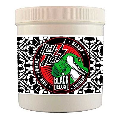 HEY JOE ! Genuine Hair Pomade Black Deluxe Pomada Cabello Negro Envase de 1000 g HEY JOE ! Genuine Hair Pomade Black Deluxe Pomada Cabello Negro Envase de 1000 g