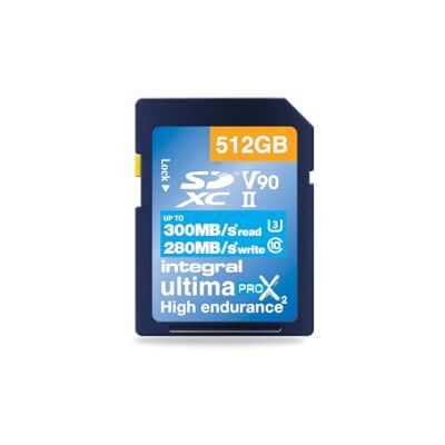 Integral UltimaPro X2 512GB Speicherkarte - UHS-II V90 Integral UltimaPro X2 512GB Speicherkarte - UHS-II V90