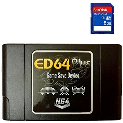Everdrive N64 ED64 PLUS + 8GB SD CARD NINTENDO 64 FLASH CART PAL/NTSC Everdrive N64 ED64 PLUS + 8GB SD CARD NINTENDO 64 FLASH CART PAL/NTSC