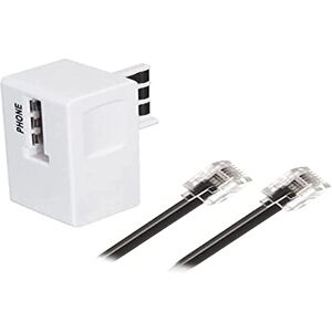 APM Modell - RJ11 Stecker/Stecker Schwarz 5m + DSL-Filter - Kabel APM Modell - RJ11 Stecker/Stecker Schwarz 5m + DSL-Filter - Kabel