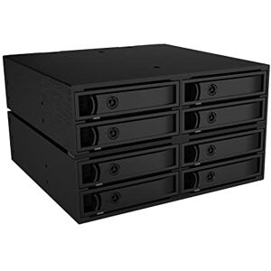 ICY BOX 8-Fach 2,5 Zoll Backplane für 2X 5,25 Zoll Schacht, SAS III 12 Gbit/s und SATA III 6 Gbit/s, Mini SAS HD Host, Lüfter ICY BOX 8-Fach 2,5 Zoll Backplane für 2X 5,25 Zoll Schacht, SAS III 12 Gbit/s und SATA III 6 Gbit/s, Mini SAS HD Host, Lüfter