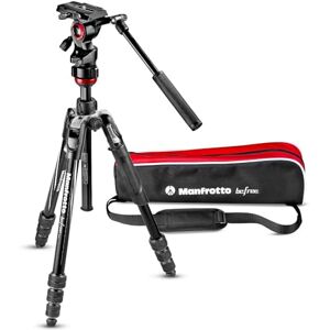 Manfrotto Befree Live 4-teiliger Aluminium Kompakt Reisevideo-Stativ - Stativ Manfrotto Befree Live 4-teiliger Aluminium Kompakt Reisevideo-Stativ - Stativ
