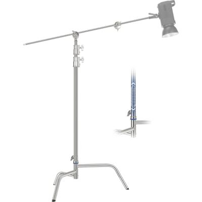 NEEWER 10,5ft Edelstahl Hochleistungs C Stand, C Stativ mit Auslegerarm, Schnellmontagesockel, dickerer Mittelstange, Max. Last 20kg, Fotografie Lichtstativ mit 4,2ft Haltearm für Softbox, SC320Q NEEWER 10,5ft Edelstahl Hochleistungs C Stand, C Stativ mit Auslegerarm, Schnellmontagesockel, dickerer Mittelstange, Max. Last 20kg, Fotografie Lichtstativ mit 4,2ft Haltearm für Softbox, SC320Q