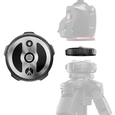 Manfrotto XCHANGE Plate, Schnellwechsel‑Platte, Universelle 3/8"‑Schraube, Kompatibel mit XCHANGE Base, Aluminium, für Foto, Video und Licht Manfrotto XCHANGE Plate, Schnellwechsel‑Platte, Universelle 3/8"‑Schraube, Kompatibel mit XCHANGE Base, Aluminium, für Foto, Video und Licht