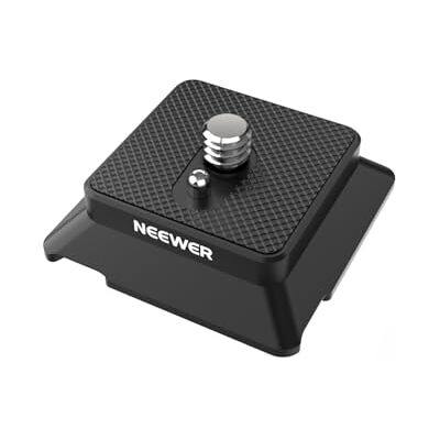 NEEWER Arca Type Schnellwechselplatte, Quick Release Plate mit 1/4Zoll Schraube, Kamera Stativ Halterungsadapter, QR Platten Zubehör, kompatibel mit DJI RS Serie Gimbal Stabilisator Action Cam, UA078 NEEWER Arca Type Schnellwechselplatte, Quick Release Plate mit 1/4Zoll Schraube, Kamera Stativ Halterungsadapter, QR Platten Zubehör, kompatibel mit DJI RS Serie Gimbal Stabilisator Action Cam, UA078