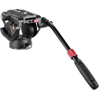 NEEWER Video Stativ Fluid Kopf mit Schnellwechselplatte Kompatibel mit DJI RS Gimbals, Teleskopgriff & skalierte Basis (75mm Dia.) Max Load 17,6lb, Heavy Duty für DSLR Video Kameras, GM002 NEEWER Video Stativ Fluid Kopf mit Schnellwechselplatte Kompatibel mit DJI RS Gimbals, Teleskopgriff & skalierte Basis (75mm Dia.) Max Load 17,6lb, Heavy Duty für DSLR Video Kameras, GM002