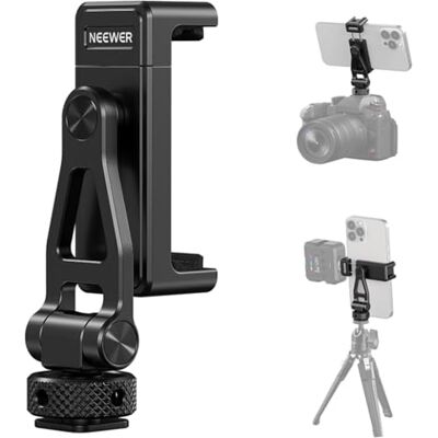 NEEWER Smartphone Stativhalterung - Verstellbar, kompatibel mit iPhone 15 NEEWER Smartphone Stativhalterung - Verstellbar, kompatibel mit iPhone 15