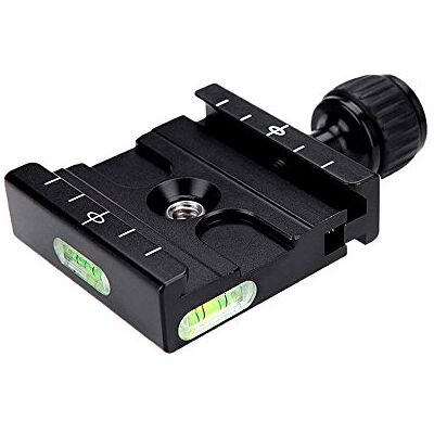 Harwerrel Schnellwechselplatte aus Aluminium, 50 mm, QR-Klemme, passend für Arca-Swiss Standard für Stativ-Kugelkopf Harwerrel Schnellwechselplatte aus Aluminium, 50 mm, QR-Klemme, passend für Arca-Swiss Standard für Stativ-Kugelkopf
