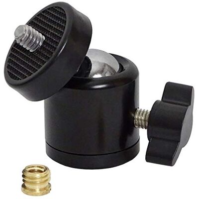 keepdrum - Kugelgelenk Stativ-Adapter - 1/4-20 Gewinde - 3/8-16 Gewinde - Kugelgelenk-Stativadapter keepdrum - Kugelgelenk Stativ-Adapter - 1/4-20 Gewinde - 3/8-16 Gewinde - Kugelgelenk-Stativadapter