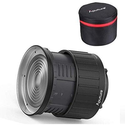Aputure Fresnel 2X Objektivhalterung für 300D Mark II, 120D Mark 2, 300D, 120D und andere Bowen-S Mount Dauerlichter, einschließlich Pergear Soft-Diffusor Aputure Fresnel 2X Objektivhalterung für 300D Mark II, 120D Mark 2, 300D, 120D und andere Bowen-S Mount Dauerlichter, einschließlich Pergear Soft-Diffusor