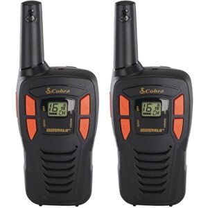 Cobra AM255 Leichte Walkie-Talkies (2er-Pack) – 5 km Reichweite, 16 Kanäle, Energiesparfunktion, wiederaufladbare Zwei-Wege-Funkgeräte, Schwarz Cobra AM255 Leichte Walkie-Talkies (2er-Pack) – 5 km Reichweite, 16 Kanäle, Energiesparfunktion, wiederaufladbare Zwei-Wege-Funkgeräte, Schwarz