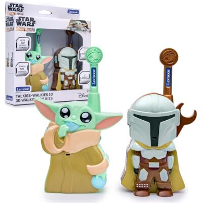 Lexibook , Star Wars, 3D Walkie-Talkies, TW18SWLXB 500 m Reichweite, 2 Kanäle, Gürtelclip, Grün Lexibook , Star Wars, 3D Walkie-Talkies, TW18SWLXB 500 m Reichweite, 2 Kanäle, Gürtelclip, Grün