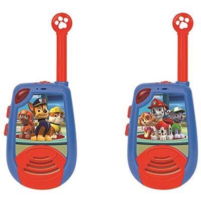 Lexibook , Paw Patrol, Walkie-Talkies, TW25PALXB 2 km Reichweite, Morselicht, 2 Kanäle, Gürtelclip, Batteriebetrieb, Blau/Rot Lexibook , Paw Patrol, Walkie-Talkies, TW25PALXB 2 km Reichweite, Morselicht, 2 Kanäle, Gürtelclip, Batteriebetrieb, Blau/Rot