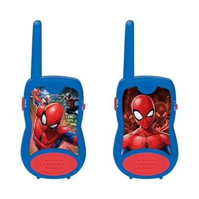Lexibook , Spider-Man, Walkie-Talkies, TW12SPLXB 200m Reichweite, 2 Kanäle, Kommunikationsspiel, Gürtelclip, Batteriebetrieben, Blau Lexibook , Spider-Man, Walkie-Talkies, TW12SPLXB 200m Reichweite, 2 Kanäle, Kommunikationsspiel, Gürtelclip, Batteriebetrieben, Blau