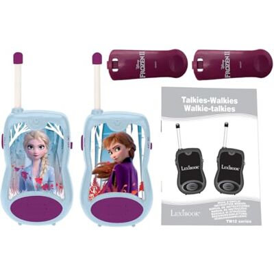 Lexibook , Frozen, Walkie-Talkies, TW12FZLXB 200m Reichweite, 2 Kanäle, Kommunikationsspiel, Gürtelclip, Batteriebetrieben, Blau Lexibook , Frozen, Walkie-Talkies, TW12FZLXB 200m Reichweite, 2 Kanäle, Kommunikationsspiel, Gürtelclip, Batteriebetrieben, Blau