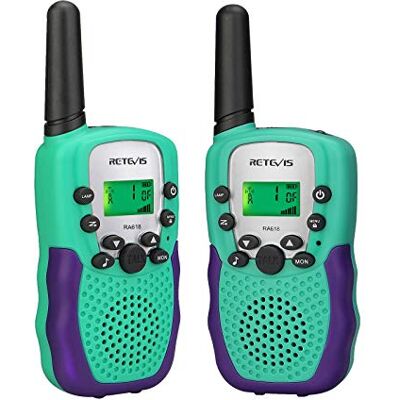 Retevis RA618 Walkie Talkie, Geschenkideen für 4-12 Jahre Jungen Mädchen Spielzeug mit 8 Kanäle, VOX Taschenlampe Walkie Talkies für Kinder Verstecken Camping Wandern Frühlingsausflug Geschenke Retevis RA618 Walkie Talkie, Geschenkideen für 4-12 Jahre Jungen Mädchen Spielzeug mit 8 Kanäle, VOX Taschenlampe Walkie Talkies für Kinder Verstecken Camping Wandern Frühlingsausflug Geschenke