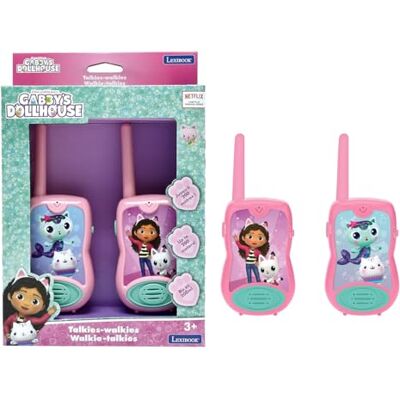 Lexibook , Gabby's Dollhouse, Walkie-Talkies, TW12GDHLXB 200m Reichweite, 2 Kanäle, Kommunikationsspiel, Gürtelclip, Batteriebetrieben, Rosa Lexibook , Gabby's Dollhouse, Walkie-Talkies, TW12GDHLXB 200m Reichweite, 2 Kanäle, Kommunikationsspiel, Gürtelclip, Batteriebetrieben, Rosa