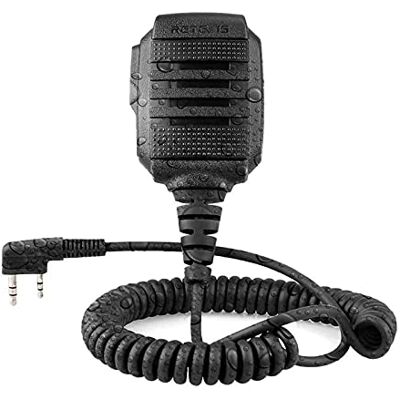 Retevis RS114 Funkgerät Lautsprecher Mikrofon IP54 Wasserdicht (1 Stück) Lautsprechermikrofon Kompatibel mit Walkie Talkie RT27 RT21 RT81 RT1 Baofeng BF-88E BF-888S UV-5R Tyhbelle Kenwood Retevis RS114 Funkgerät Lautsprecher Mikrofon IP54 Wasserdicht (1 Stück) Lautsprechermikrofon Kompatibel mit Walkie Talkie RT27 RT21 RT81 RT1 Baofeng BF-88E BF-888S UV-5R Tyhbelle Kenwood