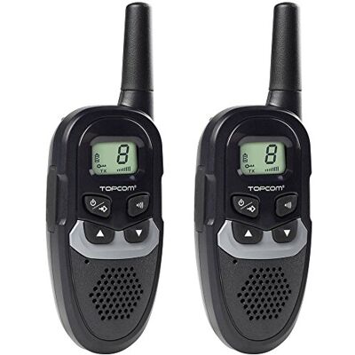 Topcom RC-6410 Zwei-Wege-Radio - 8 Kanäle - Schwarz Topcom RC-6410 Zwei-Wege-Radio - 8 Kanäle - Schwarz