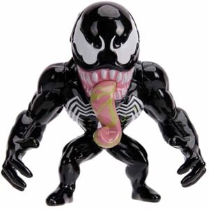 Jada Toys Marvel Venom Figur, 10 cm, Sammelfigur, Druckguss, schwarz Jada Toys Marvel Venom Figur, 10 cm, Sammelfigur, Druckguss, schwarz