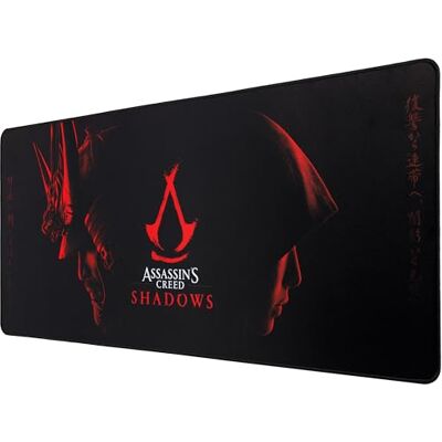 SUBSONIC – XXL-Mauspad Assassin’s Creed Shadows– Schreibtischunterlage 90 x 40 cm – Mauspad mit Glatter, für Maussensoren Optimierter Oberfläche, Rutschfester Unterseite und Vernähten Kanten SUBSONIC – XXL-Mauspad Assassin’s Creed Shadows– Schreibtischunterlage 90 x 40 cm – Mauspad mit Glatter, für Maussensoren Optimierter Oberfläche, Rutschfester Unterseite und Vernähten Kanten