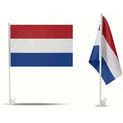 Sonia Originelli 2er Set Auto Fahne Niederlande Autofahnen Niederländische Flagge 30 x 45 cm, Fußball Fanartikel, WM & EM, Länderflagge Niederlande Sonia Originelli 2er Set Auto Fahne Niederlande Autofahnen Niederländische Flagge 30 x 45 cm, Fußball Fanartikel, WM & EM, Länderflagge Niederlande