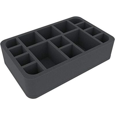 Feldherr HSMEDO065BO 65 mm Half-Size Schaumstoffeinlage mit 15 Fächern Feldherr HSMEDO065BO 65 mm Half-Size Schaumstoffeinlage mit 15 Fächern