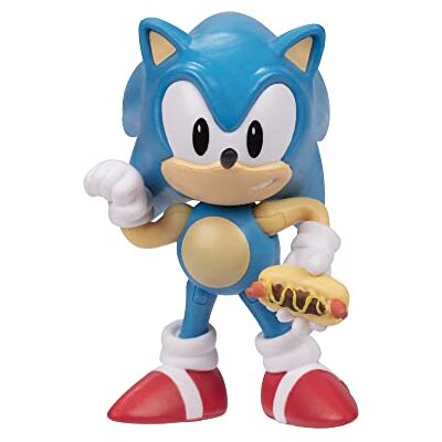Jakks Pacific Sonic The Hedgehog 6,3 cm große Figur Classic Sonic mit Hot Dog Jakks Pacific Sonic The Hedgehog 6,3 cm große Figur Classic Sonic mit Hot Dog