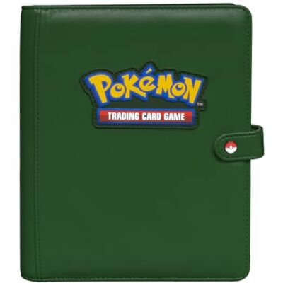 Ultra Pro Pokemon Sammelkartenspiel Premium Snap Binder Grün Kunstleder 4-Pocket für 160 Karten Ultra Pro Pokemon Sammelkartenspiel Premium Snap Binder Grün Kunstleder 4-Pocket für 160 Karten