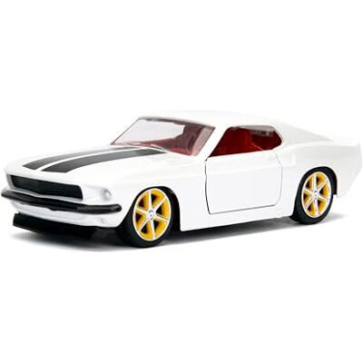 Jada JA99517 1:32 Roman's 1969 Ford Mustang Fastback, Weiß Jada JA99517 1:32 Roman's 1969 Ford Mustang Fastback, Weiß