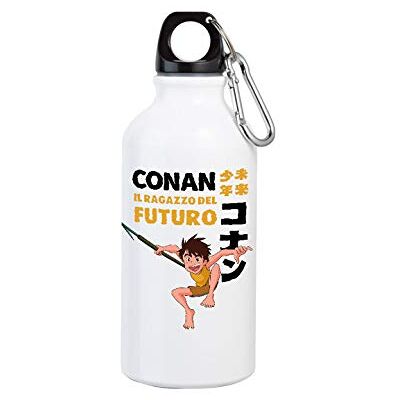 DYNIT Conan Der Junge Der Zukunft Trinkflasche White DYNIT Conan Der Junge Der Zukunft Trinkflasche White