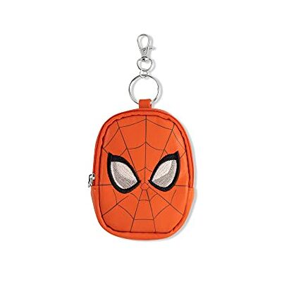 Disney Marvel Spiderman, roter Mini-Rucksack, Schlüsselanhänger, Rot, Weiß und Schwarz, Einheitsgröße, Modern Disney Marvel Spiderman, roter Mini-Rucksack, Schlüsselanhänger, Rot, Weiß und Schwarz, Einheitsgröße, Modern