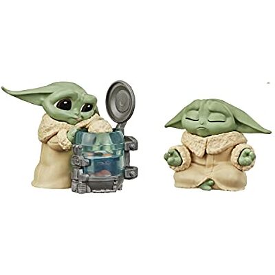Star Wars The Bounty Collection Series 3 The Child Figuren 5,5 cm großer Neugieriges Child, Meditation-Pose Spielzeug 2er-Pack, Ab 4 Jahren Star Wars The Bounty Collection Series 3 The Child Figuren 5,5 cm großer Neugieriges Child, Meditation-Pose Spielzeug 2er-Pack, Ab 4 Jahren