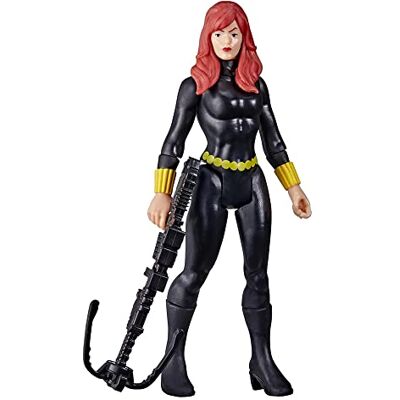 Marvel Hasbro Legends Series 9,5 cm große Retro 375 Collection Black Widow Action-Figur, 1 Accessoire Marvel Hasbro Legends Series 9,5 cm große Retro 375 Collection Black Widow Action-Figur, 1 Accessoire