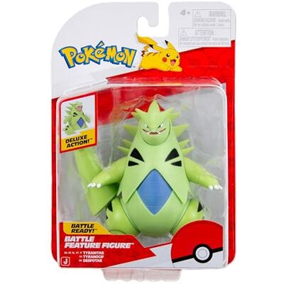 Pokémon Pokemon Figur Tyranitar Despotar – 11 cm Figuren Neue Welle 2024 Offiziell Pokemon Spielzeug Pokémon Pokemon Figur Tyranitar Despotar – 11 cm Figuren Neue Welle 2024 Offiziell Pokemon Spielzeug