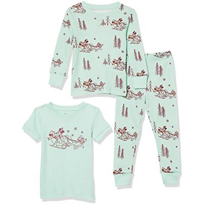 Amazon Disney Marvel Star Wars Jungen Eng anliegende Baumwoll-Schlafanzüge, 3-piece Mickey Winter Set, 9 Jahre Amazon Disney Marvel Star Wars Jungen Eng anliegende Baumwoll-Schlafanzüge, 3-piece Mickey Winter Set, 9 Jahre