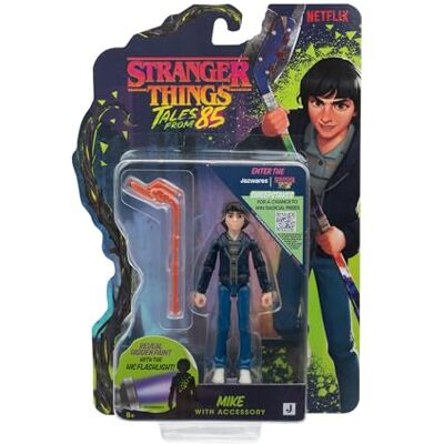 Jazwares Stranger Things: Tales from ‘85 STRT0015 Mike Wheeler Action-Figur 10 cm Offizielle Figur mit Zubehör Jazwares Stranger Things: Tales from ‘85 STRT0015 Mike Wheeler Action-Figur 10 cm Offizielle Figur mit Zubehör