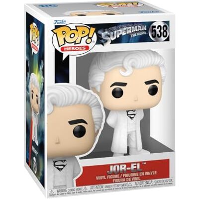 Funko POP! Movies: Superman (1978) JOR-EL Offizielles Superheroes Merch Vinyl Sammelfigur als Regal Deko Geschenkidee zum Geburtstag für Fans und Sammler Funko POP! Movies: Superman (1978) JOR-EL Offizielles Superheroes Merch Vinyl Sammelfigur als Regal Deko Geschenkidee zum Geburtstag für Fans und Sammler