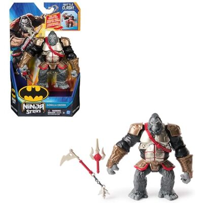 Spin Master DC Comics, Batman Ninja, 15cm Gorilla Grodd Action-Figur, Battle Moves, mit Zubehör, ab 4 Jahren Spin Master DC Comics, Batman Ninja, 15cm Gorilla Grodd Action-Figur, Battle Moves, mit Zubehör, ab 4 Jahren