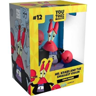 YouTooz Mr Krabs und die kleinste Violine, 11,2 cm, Vinyl-Figur, offiziell lizenziertes Mr. Krabs und die kleinste Violine, Sammlerstück aus Spongebob Schwammkopf von Spongebob Schwammkopf Collection, YouTooz Mr Krabs und die kleinste Violine, 11,2 cm, Vinyl-Figur, offiziell lizenziertes Mr. Krabs und die kleinste Violine, Sammlerstück aus Spongebob Schwammkopf von Spongebob Schwammkopf Collection,