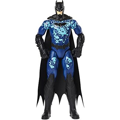 BATMAN DC Comics 12-inch Bat-Tech Tactical Action Figure (Blue Suit), for Kids Aged 3 and up BATMAN DC Comics 12-inch Bat-Tech Tactical Action Figure (Blue Suit), for Kids Aged 3 and up