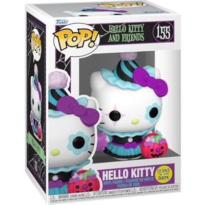 Funko POP! Sanrio: Hello Kitty Hello Kitty Spooky with Chase Offizieller Fanartikel und Merch Vinyl Sammelfigur als Regal Deko Geschenkidee zum Geburtstag für Fans und Sammler Funko POP! Sanrio: Hello Kitty Hello Kitty Spooky with Chase Offizieller Fanartikel und Merch Vinyl Sammelfigur als Regal Deko Geschenkidee zum Geburtstag für Fans und Sammler