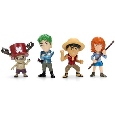 Jada Toys One Piece Figur (1 Stück) – 1 von 4 One Piece Sammelfiguren aus Metall für Anime Fans und Sammler ab 8 Jahre, Auswahl per Zufall, 6,5 cm, Series 1 Jada Toys One Piece Figur (1 Stück) – 1 von 4 One Piece Sammelfiguren aus Metall für Anime Fans und Sammler ab 8 Jahre, Auswahl per Zufall, 6,5 cm, Series 1